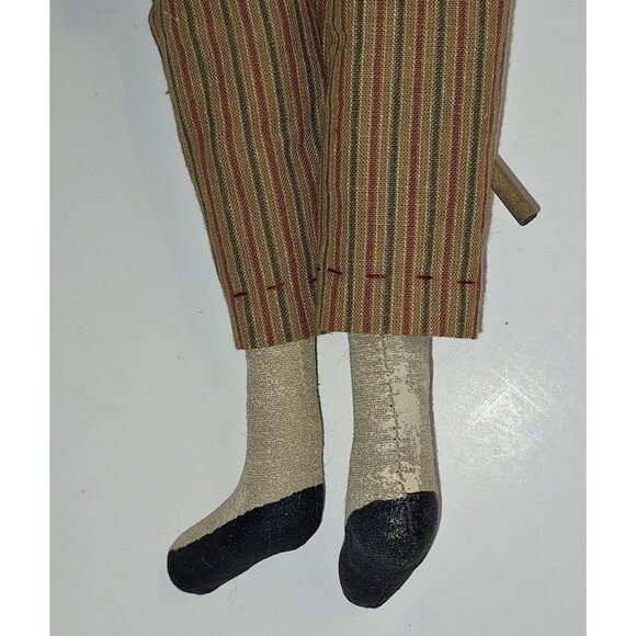 Primitive Colonial George Washington Doll 19" Tall Rare Patriotic July 4th - Picture 10 of 16